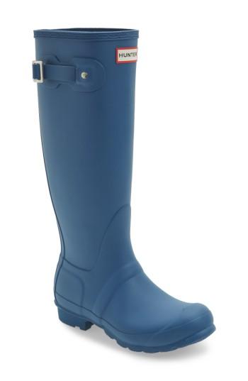 Women's Hunter 'original ' Rain Boot, Size 9 M - Blue