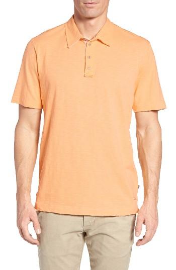 Men's True Grit Slub Jersey Polo - Orange