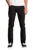 Men's Rvca Hexed Slim Jeans - Black