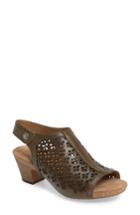 Women's Josef Seibel Ruth 33 Cutout Slingback Sandal -5.5us / 36eu - Green