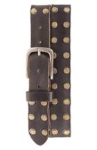 Men's Bill Adler 1981 'outlaw' Leather Belt - Black