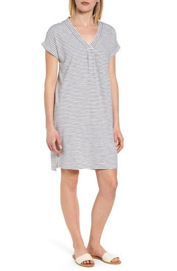 Women's Vineyard Vines Striped Tee Dress - White