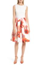 Women's Ted Baker London Micla Playful Poppy Bow Dress - White