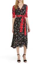Women's Tanya Taylor Blare Floral Clusters Silk Dress