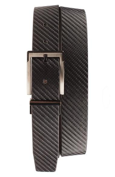 Men's Nike Reversible Leather Belt - Black/ White