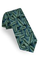 Men's Ted Baker London Print Silk Tie, Size - Green