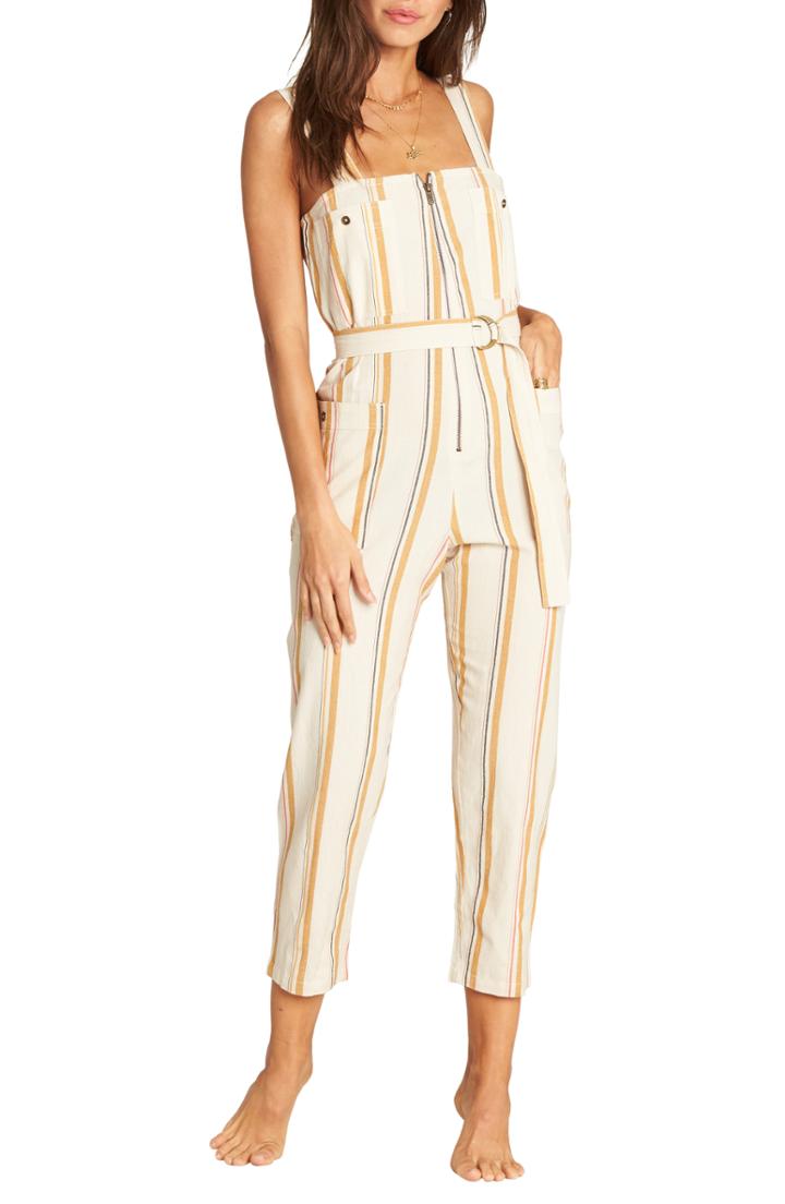 Women's Billabong Light The Night Jumpsuit - Ivory