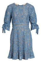 Women's Wayf Rene Lace Fit & Flare Dress - Blue