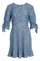 Women's Wayf Rene Lace Fit & Flare Dress - Blue