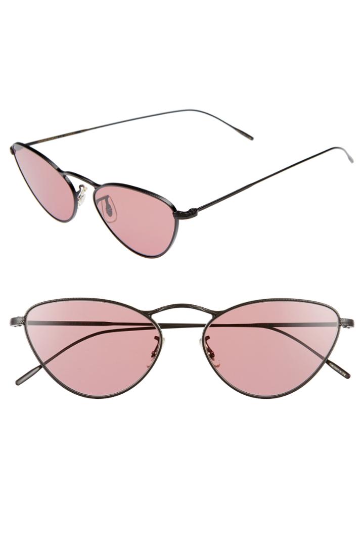 Women's Oliver Peoples Lelaina 56mm Photochromic Cat Eye Sunglasses -