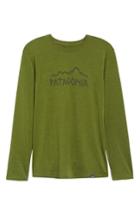 Men's Patagonia Logo T-shirt, Size - Green