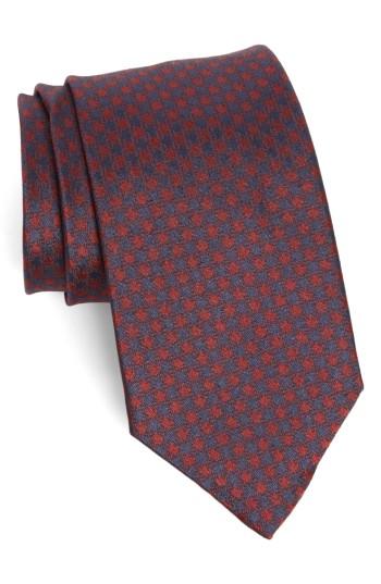 Men's Strong Suit Jacquard Silk Tie, Size - Red
