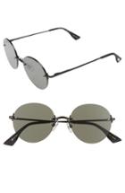 Women's Le Specs 'bodoozle' 49mm Round Sunglasses - Matte Black