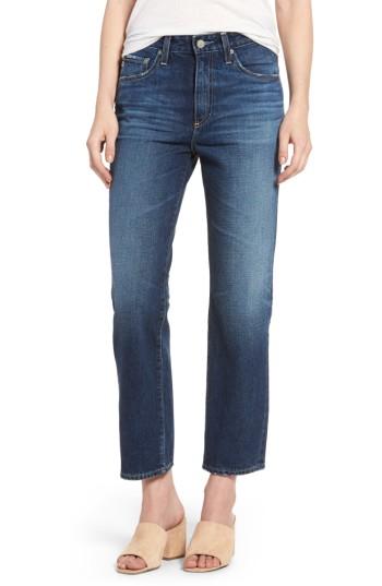 Women's Ag The Rhett Vintage High Waist Crop Jeans - Blue