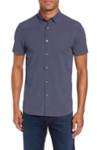 Men's Ted Baker London Geo Polynosic Slim Fit Woven Shirt (m) - Blue