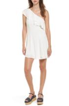 Women's Privacy Please Tate One-shoulder Fit & Flare Dress - Ivory