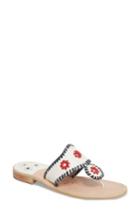 Women's Jack Rogers Patriotic Jack Sandal .5 M - White