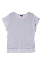 Women's Vince Camuto Ruffle Sleeve Top, Size - Purple
