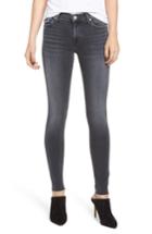 Women's Hudson Jeans Nico Raw Hem Super Skinny Jeans - Grey