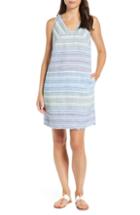 Women's Tommy Bahama Micronesia Stripe Linen Shift Dress - Blue