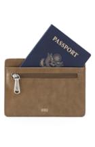 Hobo Euro Slide Credit Card & Passport Case - Brown