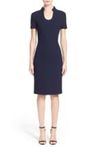 Women's St. John Collection Micro Boucle Sheath Dress - Blue