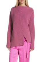 Women's Robert Rodriguez Asymmetrical Wool & Cashmere Sweater
