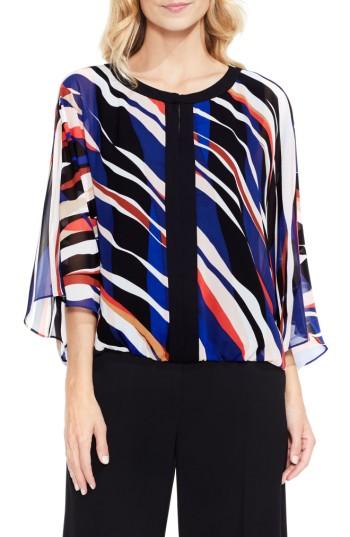 Women's Vince Camuto Graphic Zebra Flutter Top
