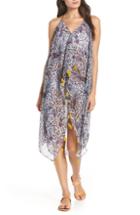 Women's Pool To Party Beach To Street Cover-up Dress, Size - Black