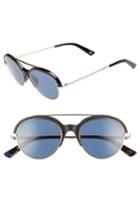 Women's Web 51mm Aviator Sunglasses - Shiny Black/ Blue
