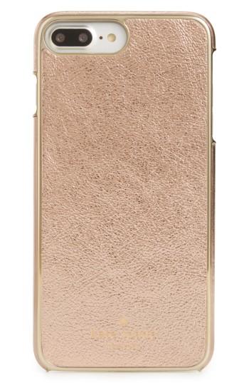 Kate Spade New York Metallic Leather Iphone 7 Case -