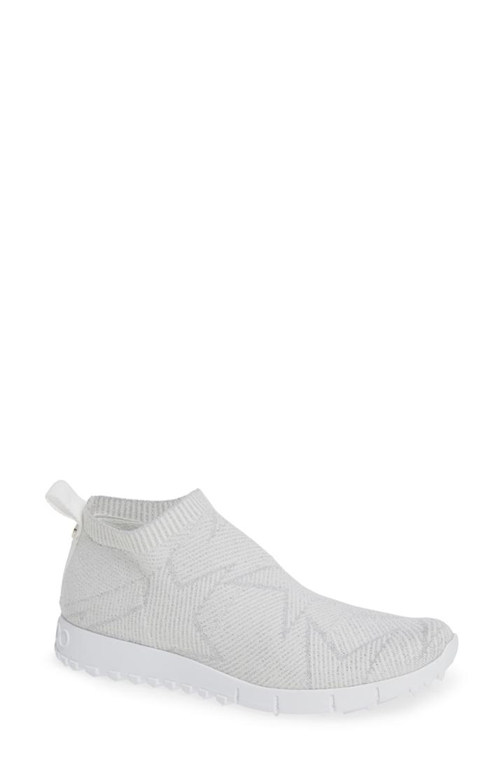 Women's Jimmy Choo Norway Star Slip-on Sneaker Us / 39eu - White