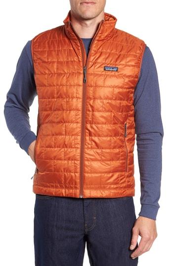 Men's Patagonia Nano Puff Vest - Orange