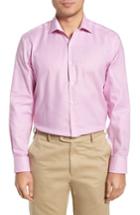 Men's Tailorbyrd Anson Trim Fit Check Dress Shirt - 32/33 - Pink