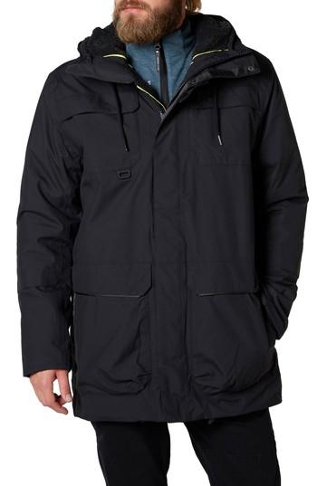 Men's Helly Hansen Galway Waterproof Parka - Black