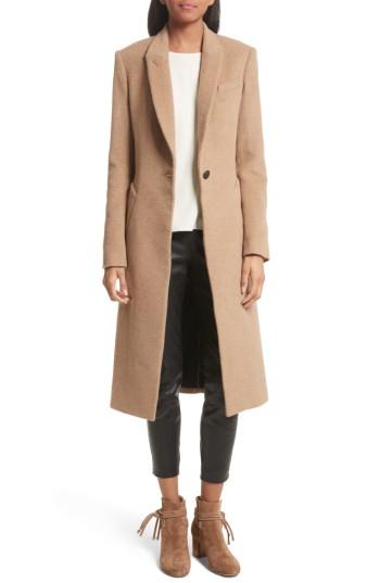 Women's Rag & Bone Duke Camel Hair Coat