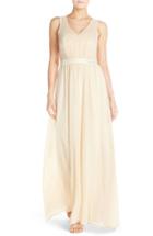 Women's Paper Crown By Lauren Conrad 'madeline' Shimmer Bodice Gown - Metallic