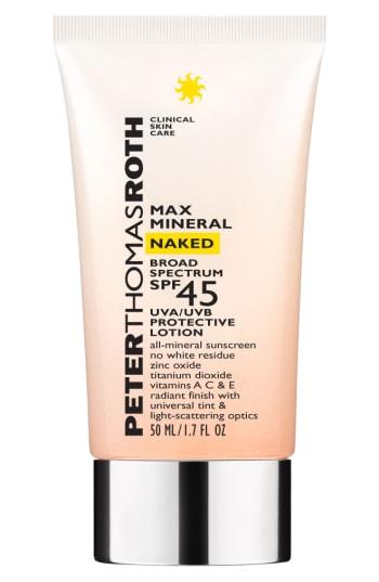 Peter Thomas Roth Max Mineral Naked Spf 45 Broad Spectrum Protective Lotion .7 Oz