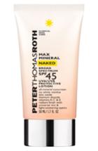 Peter Thomas Roth Max Mineral Naked Spf 45 Broad Spectrum Protective Lotion .7 Oz