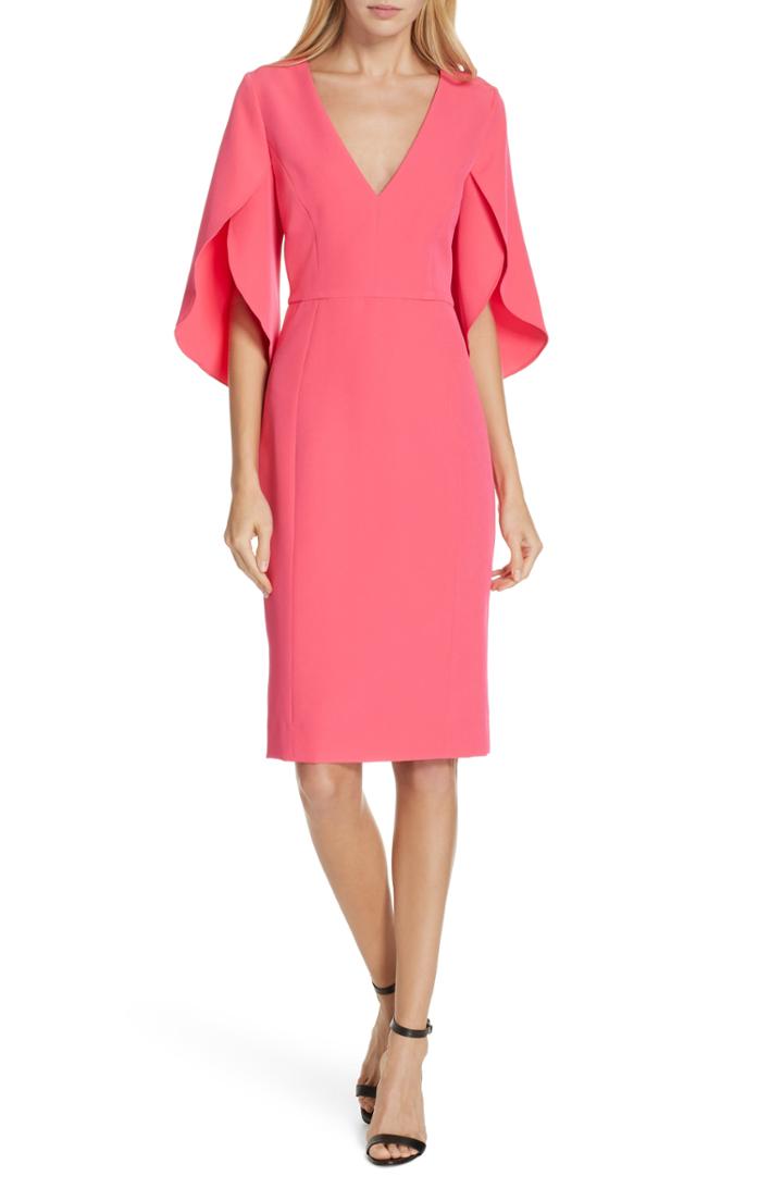 Women's Milly Jana Cady Sheath Dress - Pink