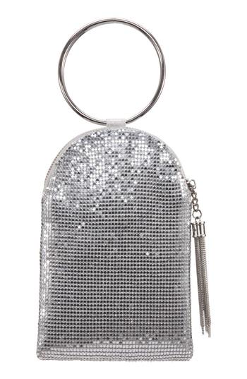Nina Metallic Mesh Handbag - Metallic