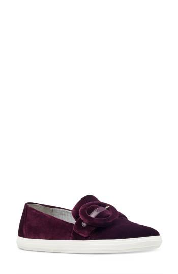 Women's Nine West Shireene Slip-on Sneaker M - Purple