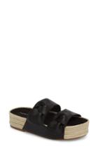 Women's Lucky Brand Izbremma Platform Espadrille Sandal M - Black