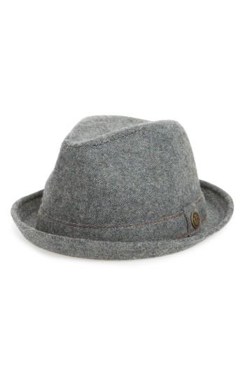Men's Goorin Brothers The Barber Wool Blend Fedora - Grey
