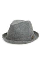 Men's Goorin Brothers The Barber Wool Blend Fedora - Grey