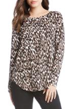 Women's Karen Kane Brushed Knit Tee - Black