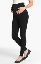 Women's Maternal America Belly Support Maternity Leggings - Black