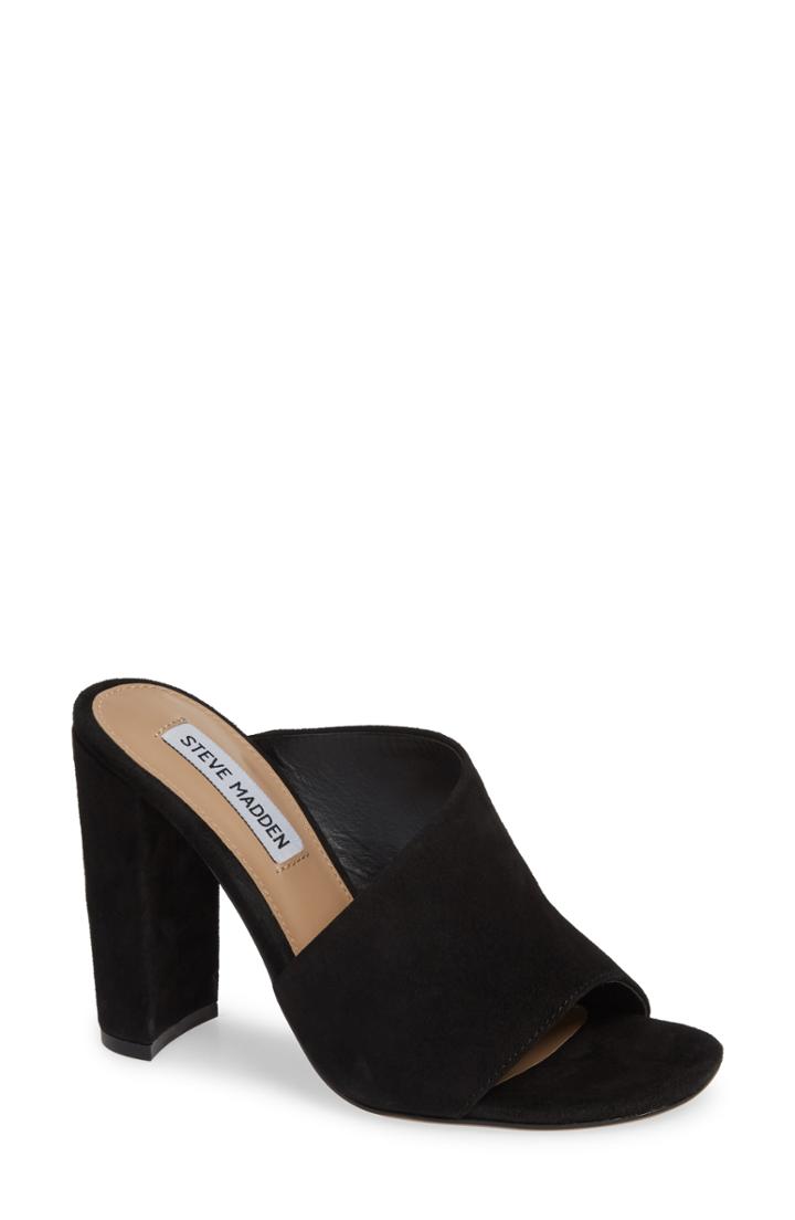 Women's Steve Madden Cameron Mule .5 M - Black