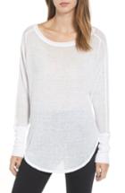Women's Halogen Tie Neck Blouse - Blue