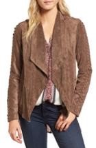Women's Cupcakes And Cashmere Doris Faux Suede Jacket - Brown